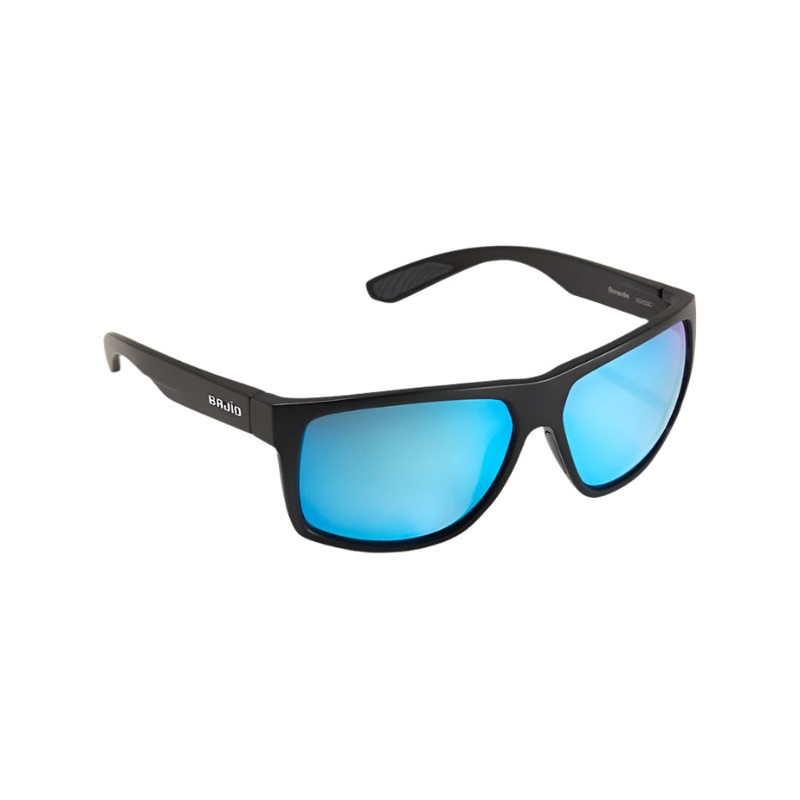 BAJIO BONEVILLE SUNGLASSES BLACK MATTE BLUE GLASS