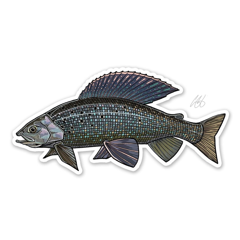 Casey Underwood Grayling Decal Sticker