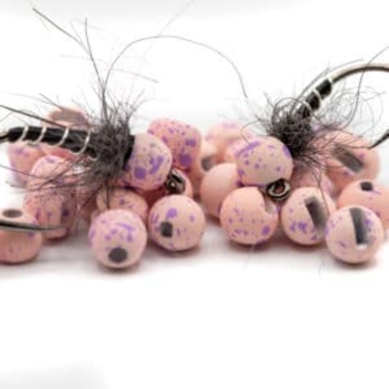 Firehole Round Speckled Tungsten Beads – Valentines Days 2.5 mm