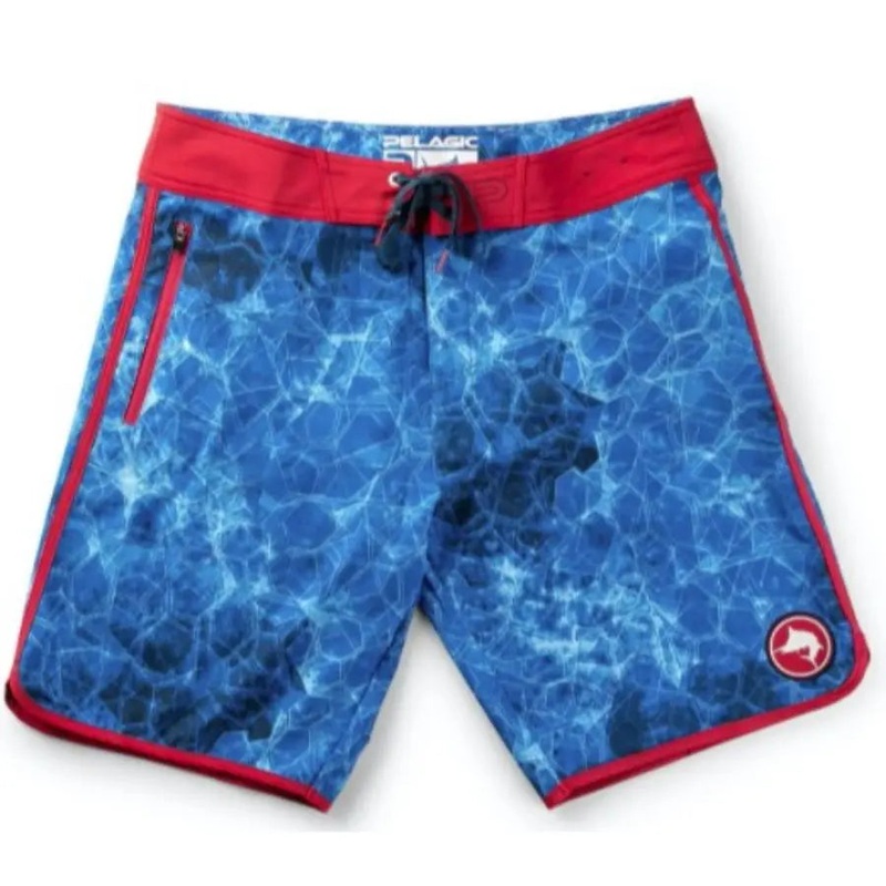 PELAGIC YOUTH WEDGE BOARDSHORT HEXED BLUE 25