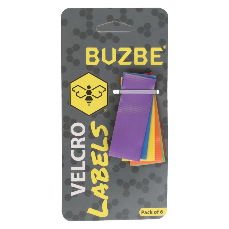 Velcro Labels – Pack of 6 – Medium Color Rush