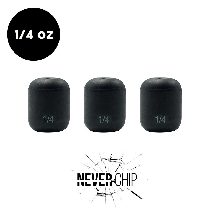 WOO TUNGSTEN NEVER CHIP CAROLINA RIG BARREL WEIGHT Qty/pack 3 1/4 oz