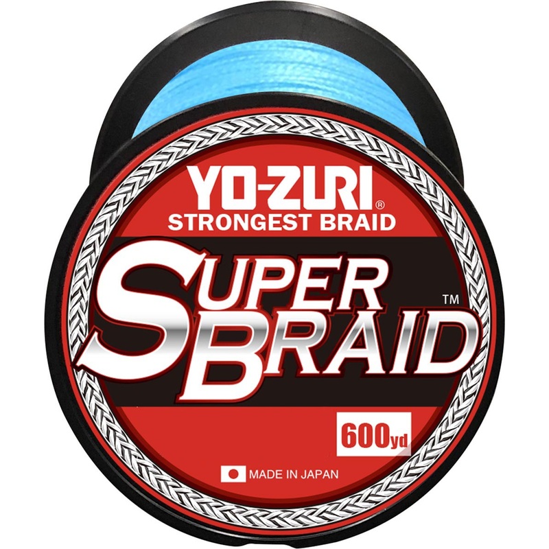 Yo-Zuri SuperBraid Blue – 600 Yard Spool Blue 20 lb