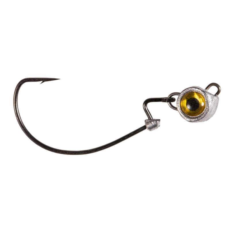Z-Man Texas Eye Finesse Articulated Jigheads 3 pack Gold 1/15 oz
