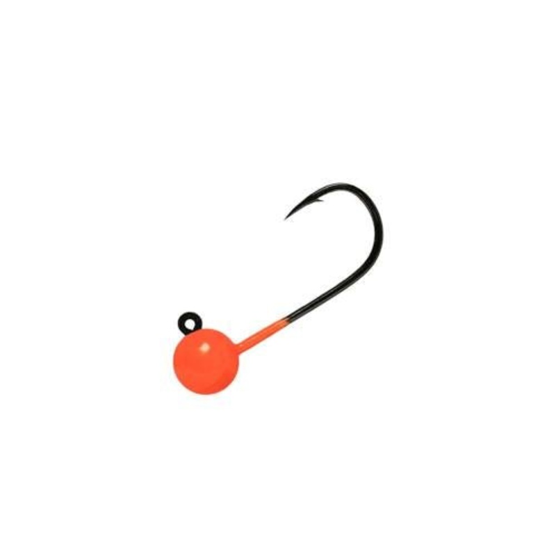 Aerojig Jig Heads 1/16oz -Size 1 Hook Orange