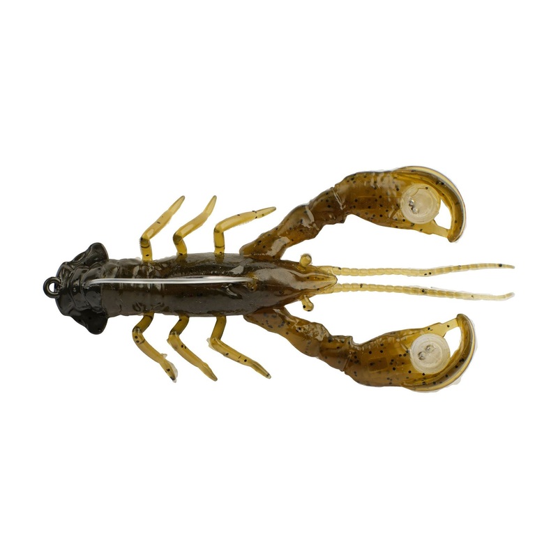 Berkley PowerBait Clatter Craw Black/Blue 3.5 in