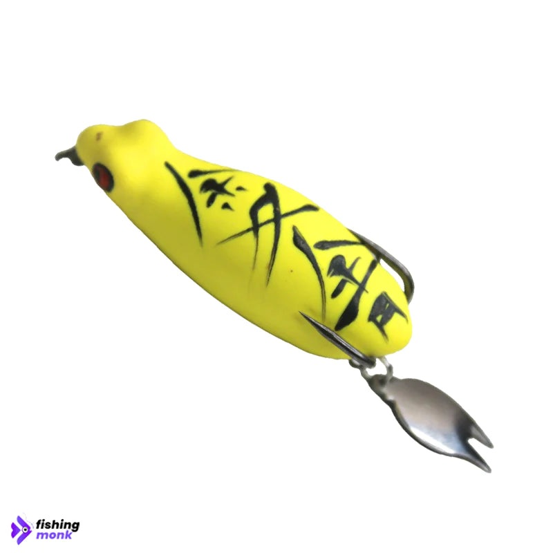 Bravvo Singa Hand Made Soft Frog Lure | 6cm | 7-8g Yellow