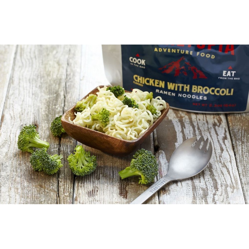 Chicken Flavor with Broccoli Ramen Noodles