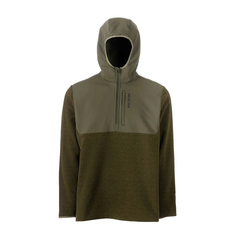 Grundens BERING PRO 1/4 ZIP HOODIE XXL Deep Lichen Green