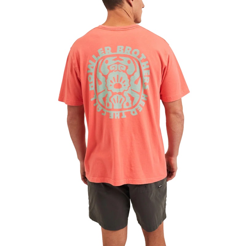 Howler Brothers Cotton T – Crab Idol : Coral Crab Idol : Coral M