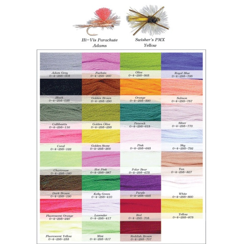 Montana Fly Company Swisher’s Gator Hair Adams Grey