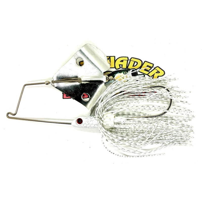 PERSUADER TOAD BANGER BUZZ BAIT White Buzz Bait/Metal Blade 1/2oz
