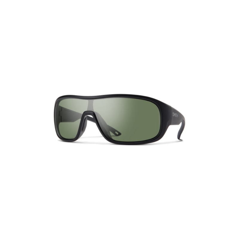 SMITH SPINNER CHROMAPOP POLARIZED SUNGLASSES MATTE BLACK GRAY GREEN