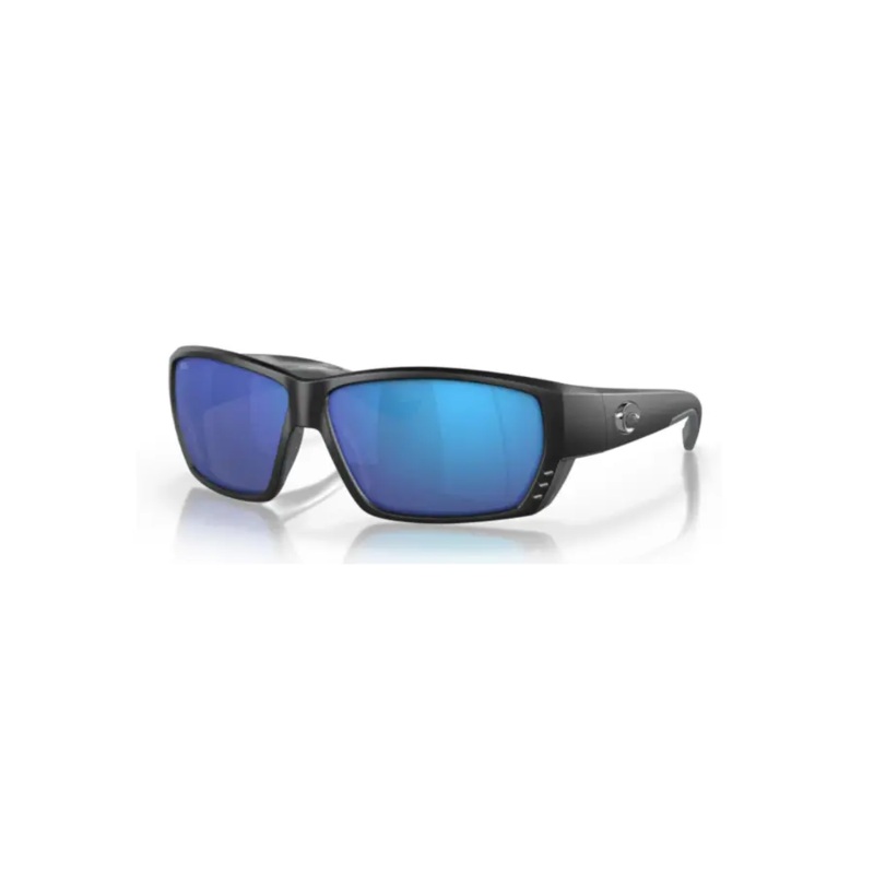 COSTA TUNA ALLEY POLARIZED SUNGLASSES MATTE BLACK BLUE MIRROR GLASS (580G)
