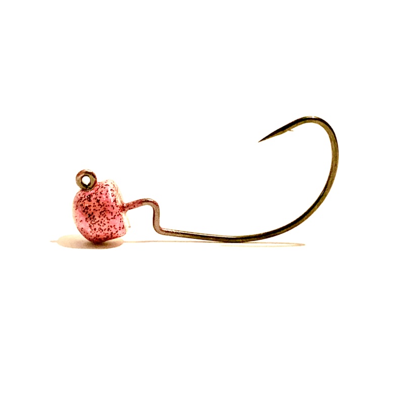 Cotton Candy EWG Ned Rig Jig Heads 3pk 3/32oz
