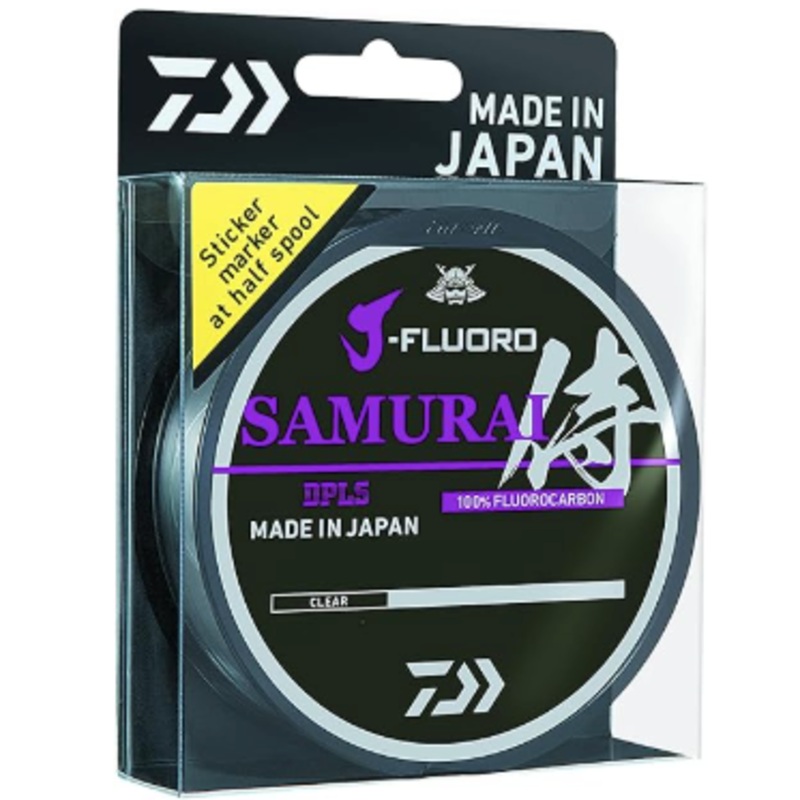 Daiwa J-Fluoro Samurai Fluorocarbon Line, Filler, 22lb 220yd