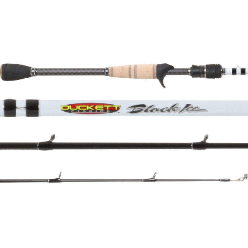 Duckett Fishing DFBI710XH-C Black Ice 7’10” Xtra Heavy Casting Rod