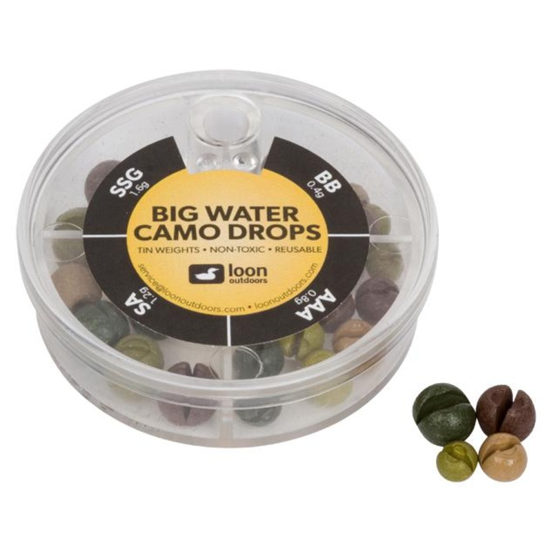 Loon Outdoors Camo Drops Split Shot | 4 Division – Big Water 4 Division – Big Water