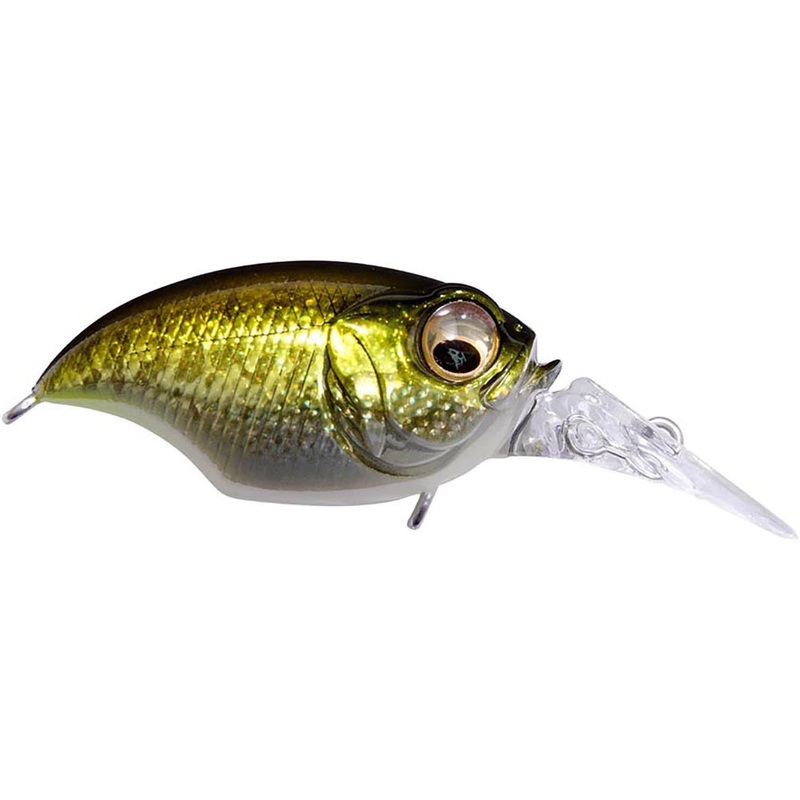 Megabass Griffon MR-X Medium Diving Crankbait – 1.75 Inches Black Back Chartreusereuse