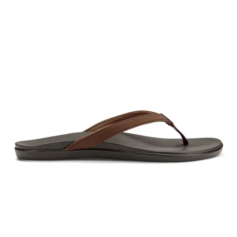 OLUKAI HO’OPIO SANDALS DARK JAVA 6