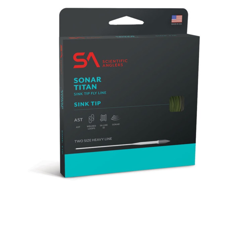 SA SONAR TITAN TAPER INT / SINK 2 / SINK 3 WF-6-S TEXTURED PALE GREEN / BLUE  / DK GREEN