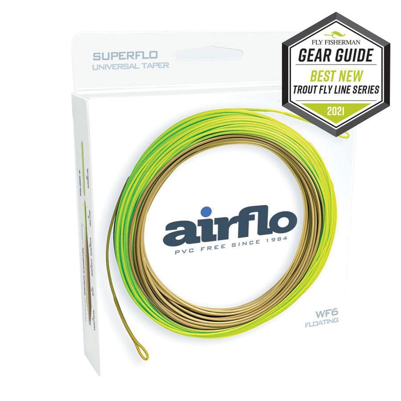 Airflo Superflo Universal Taper WF3 MOSS OLIVE / CHARTREUSE