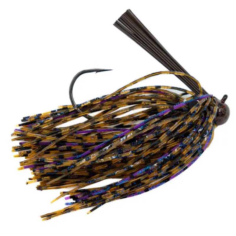 BassMooch Spanky Tungsten Football Jig 3/8oz PB&J