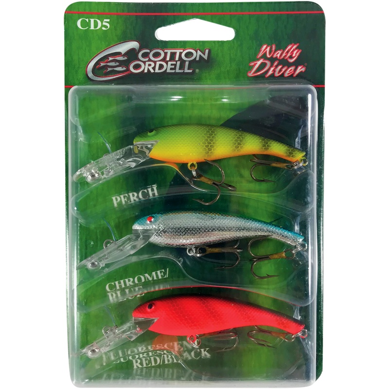 Cotton Cordell Wally Diver 3-Piece Variety Pack