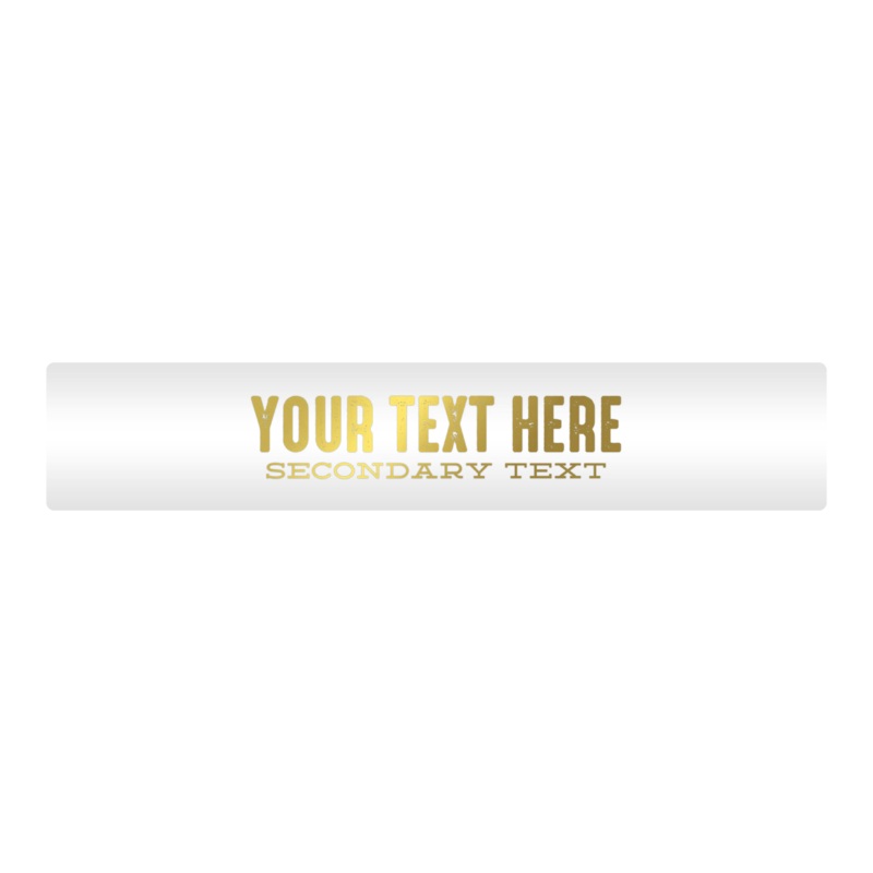 Customizable Designer Rod Decals – Letterpress