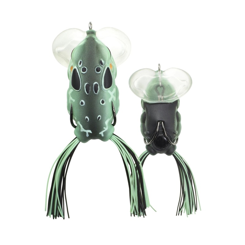 Lunkerhunt Yappa Frog 2 1/4 inch Hollow Body Frog Albino