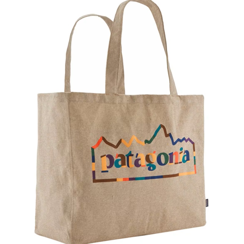 Patagonia – Recycled Oversized Tote Unity Fitz / Classic Tan