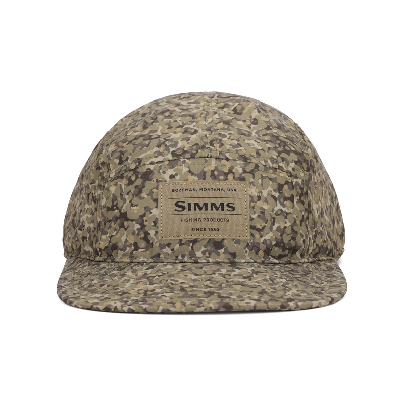 Simms Single Haul Pack Cap Pebble Stone Camo One Size