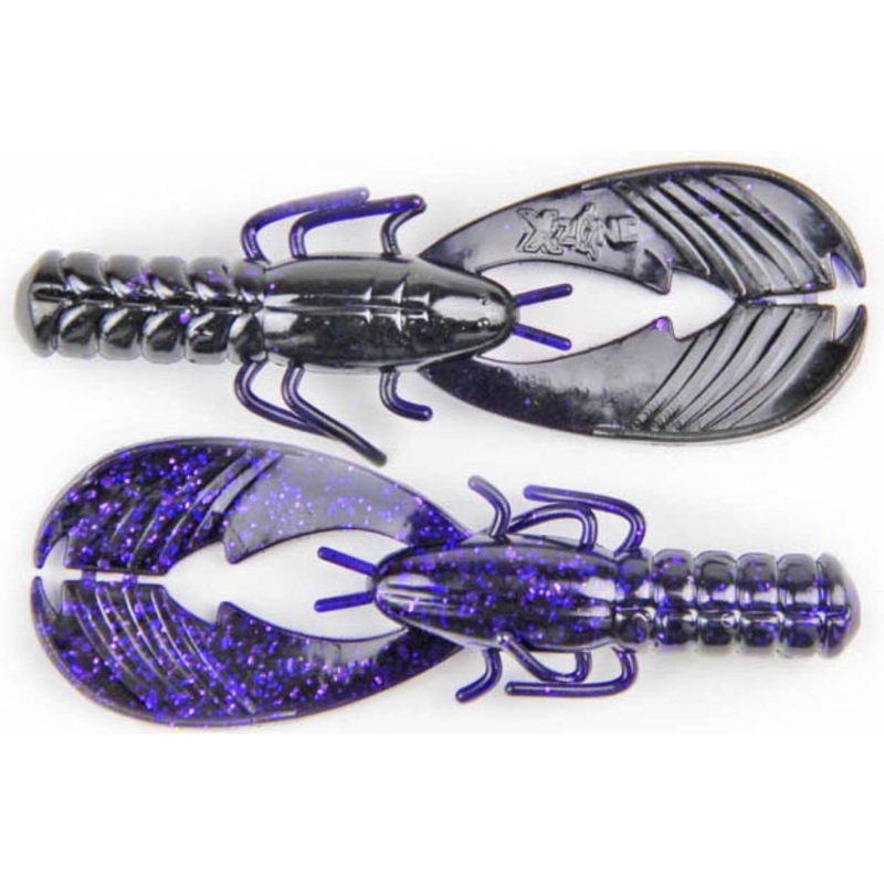 Xzone Muscle Back Craw Soft Plastic Craw 8 pack 309 3 1/4 inch