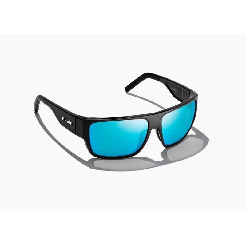 BAJIO OZELLO Black Matte Blue Mirror Glass