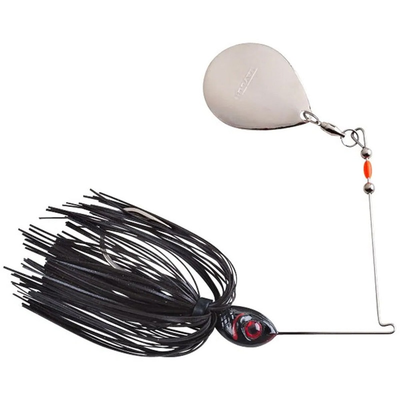Booyah Blade Single Colorado Spinnerbait – 1/4 oz Black 1/4 oz