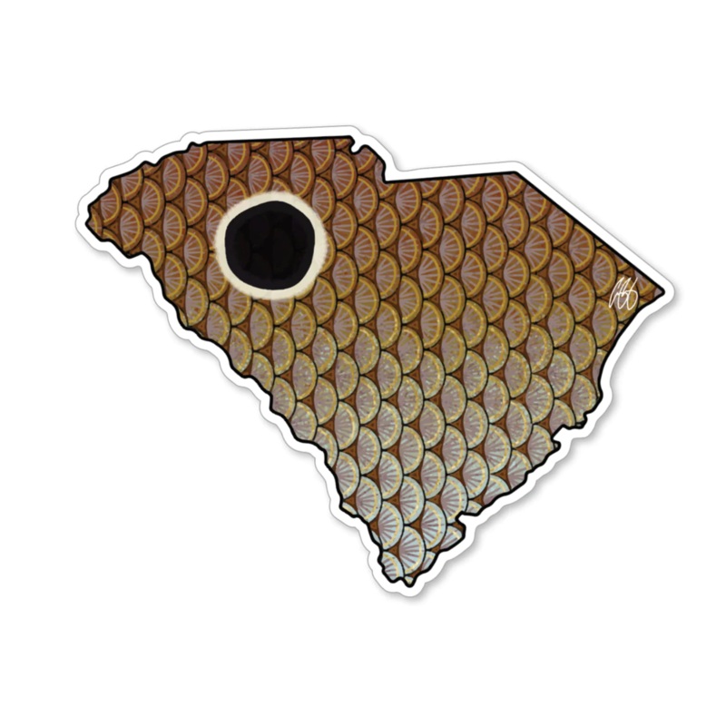 Casey Underwood South Carolina Redfish Decal Sticker