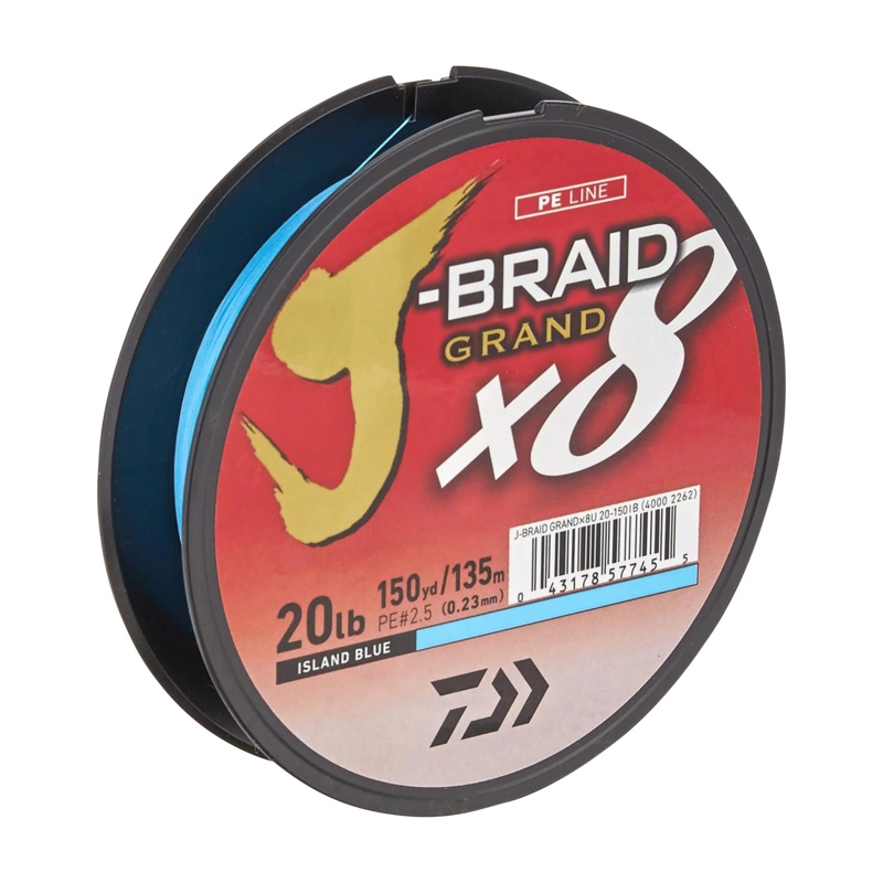 J-BRAID X8 Grand Braided Line 150 Yards 6LB Dark Green