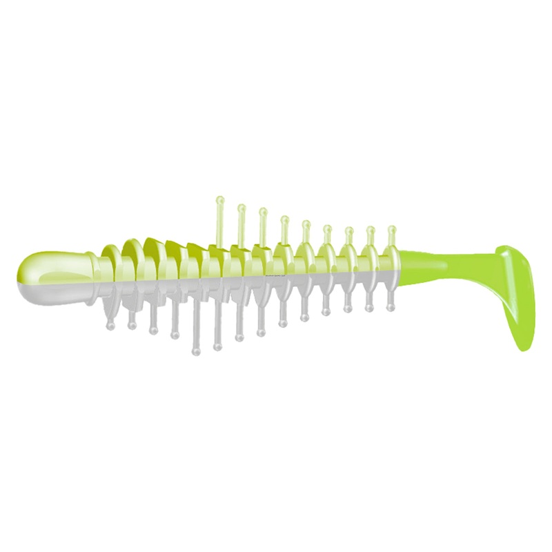 Kalin’s 2.8″ Tickle Shad – Acid Rain
