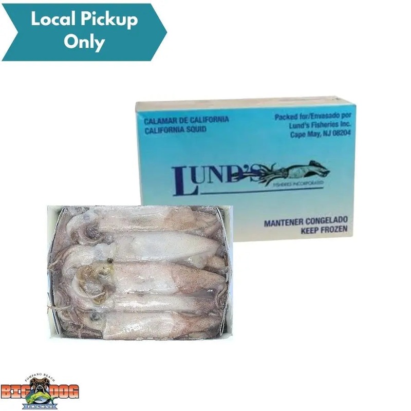 LUNDS FROZEN WHITE CALIFORNIA SQUID 3LB