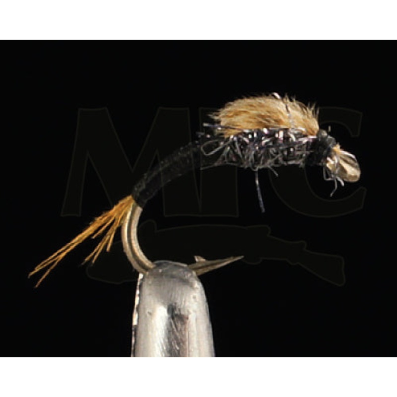 Montana Fly Company Palomino Midge Black 18 1 dozen