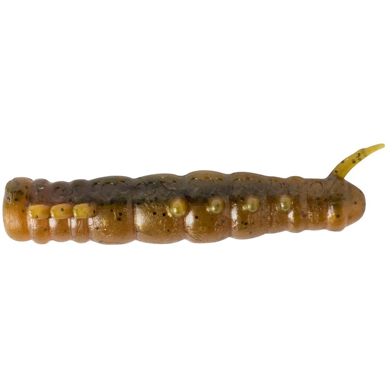Rebel Cata Crawler Soft Plastic Caterpillar Kit – 2 Inch Brown Sphinx 2 inch – 6 pack