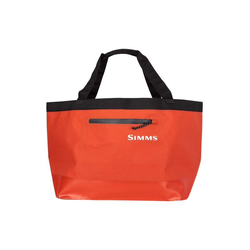 Simms Dry Creek Simple Tote 50L Simms Orange One Size