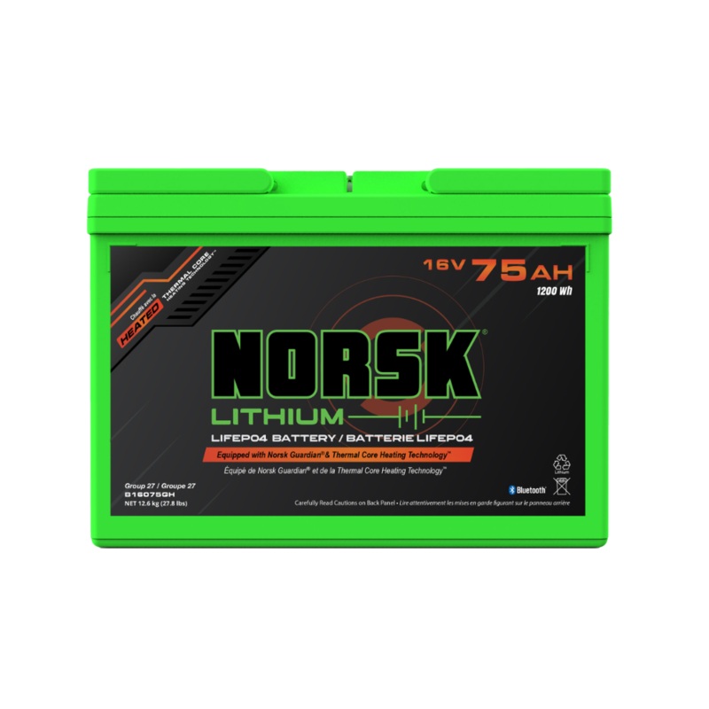 16V 75AH LITHIUM DEEP CYCLE BATTERY
