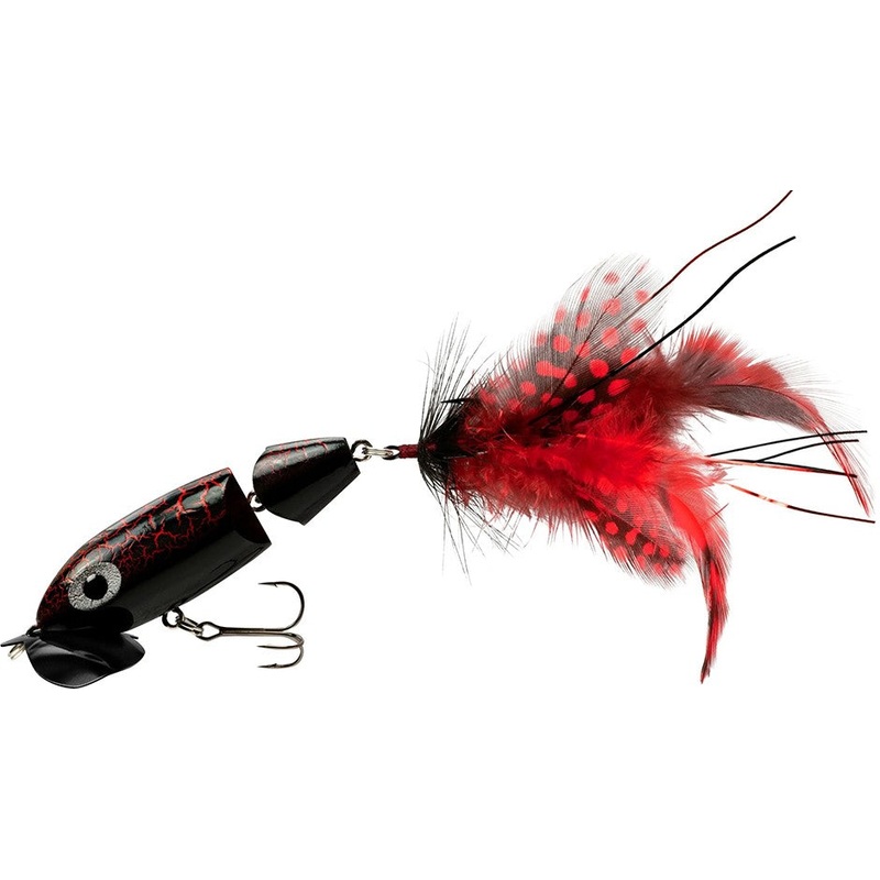 Arbogast Jointed Jitterbug 2.0 Wakebait Black Death