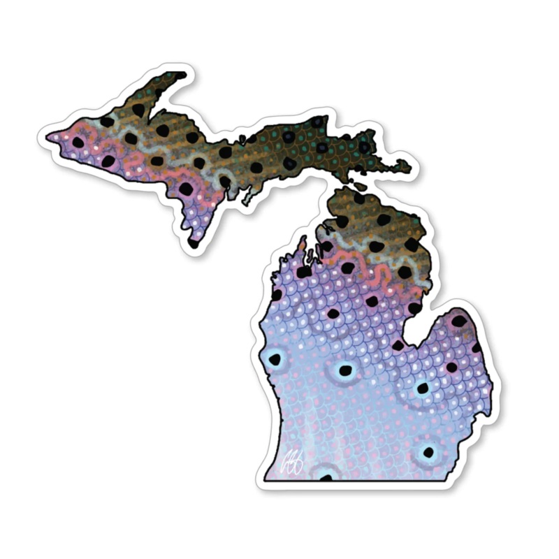 Casey Underwood Michigan Steelhead Decal Sticker