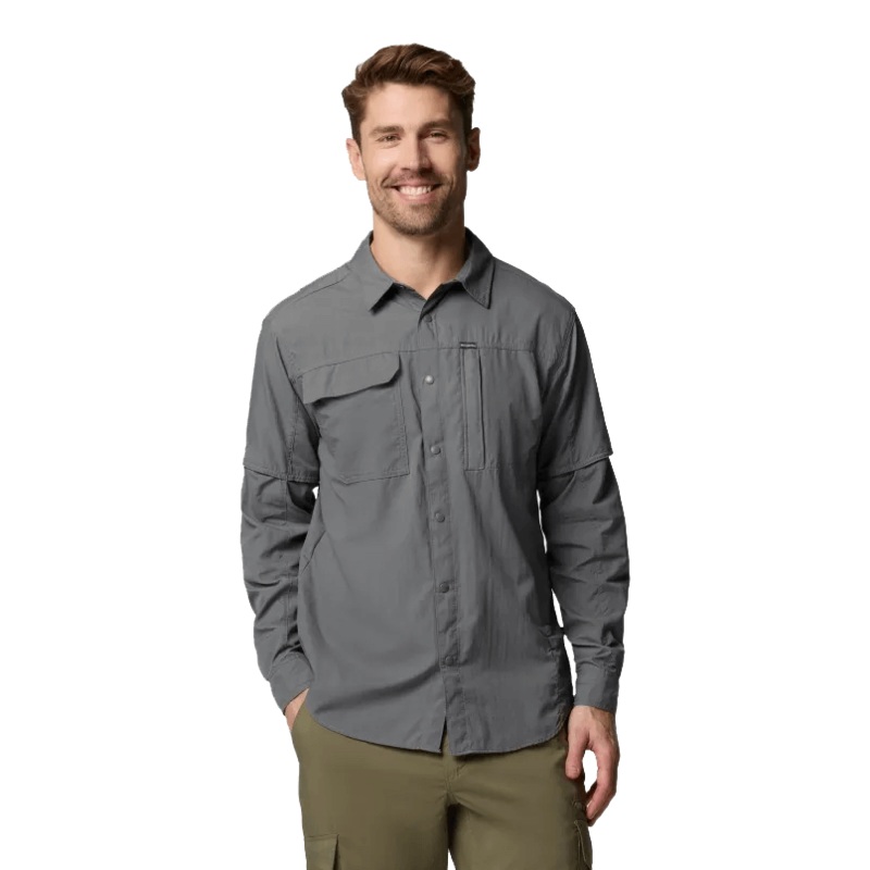 COLUMBIA SKIEN VALLEY LONG SLEEVE SHIRT – CITY GREY CITY GREY SM