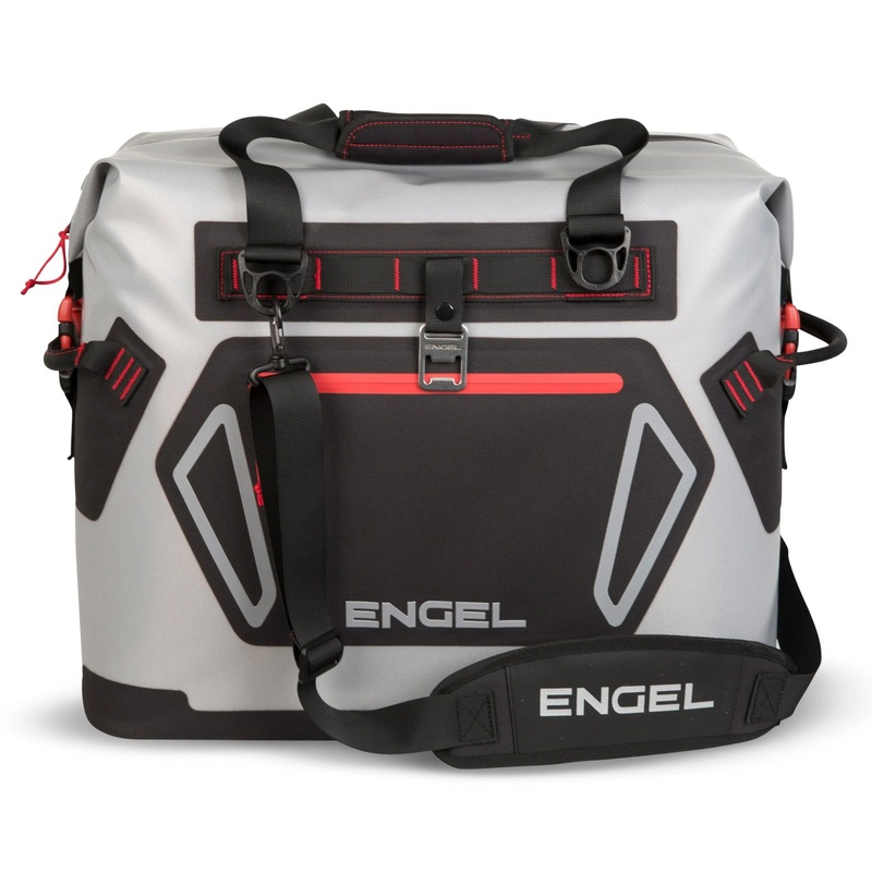Engel HD30 Waterproof Soft Sided Cooler Dark Gray / Orange