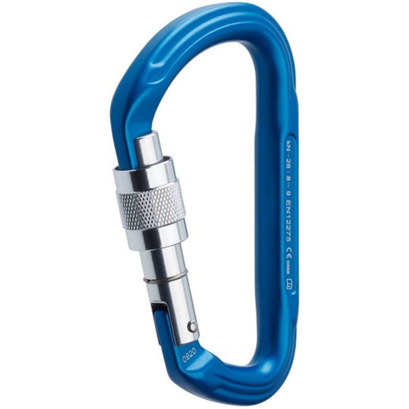 Nuq Screw Lock Carabiner Bright/Blue