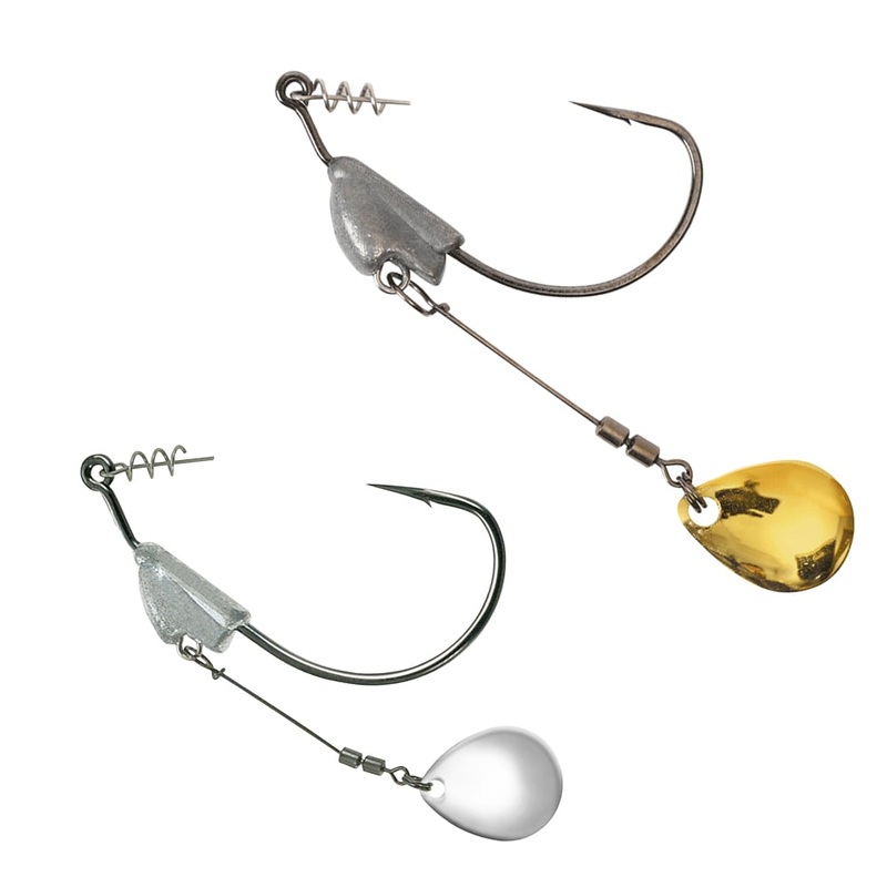 Owner Flashy Swimmer Colorado Blade Flashy Swimmer Gold Colorado (1/8oz. – 1/0 – 2pk)