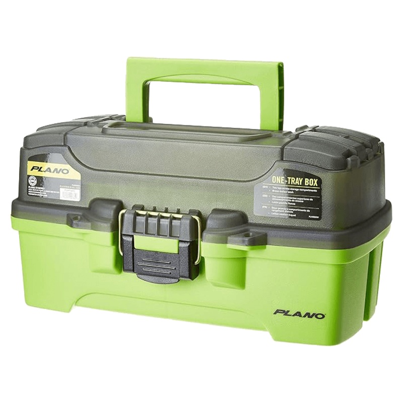 PLANO 1-TRAY TACKLE BOX – BRIGHT GREEN